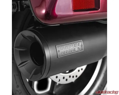 Vance and Hines Hi-Output Slip-On Mufflers for 2023 Honda Rebel 1100T, Matte Black - 48427