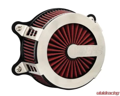 Vance & Hines VO2 Cage Fighter Air Intake Brushed Finish Harley Davidson Touring | Softail | Dyna 1999-2017 - 70367