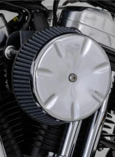 Vance & Hines VO2 Skullcap Eliminator Intake Cover Chrome                                     - 71092 - Image 2