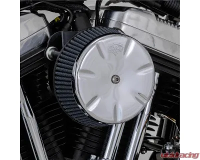 Vance & Hines VO2 Skullcap Eliminator Intake Cover Chrome - 71092