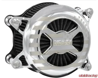 Vance & Hines V02 American Air Intake - Chrome Harley Davidson Touring Model 2023-2024 - 72046FG