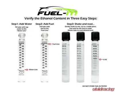 Fuel-It Glass Ethanol Content Tester Pro Test Kit - FI-GECT-PTK