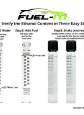 Fuel-It Glass Ethanol Content Tester Vial Only                                     - FI-GECT-VO - Image 2