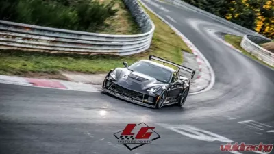 LG Motorsports GT2 Carbon Fiber Tunneled Splitter Chevrolet Corvette C7 - LGCCSP