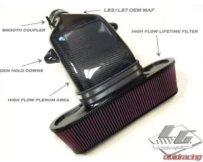 LG Motorsports Carbon LS7/LS3 Air Intake Chevrolet Corvette C6|C6 Z06 2006-2013 - LG6CA