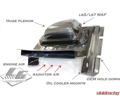 LG Motorsports Carbon Super Ram Air Intake System Chevrolet Corvette C6|C6 Z06 2006-2013 - LG6SR