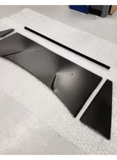 LG Motorsports Drag Wing for Chevrolet Corvette C7 Z06 2014-2020, Black Powder Coat                                     - LG7DW - Image 2