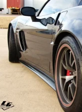 LG Motorsports Carbon Splitter and Side Skirts Package Chevrolet Corvette C6 2005-2013                                     - LGC6AP - Image 3