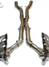 LG Motorsports 1 7/8" Super Pro Off-road Long Tube Headers and X-Pipe w/Catalytic Converters Chevrolet Corvette C6 2005-2007                                     - LGC6SP178MM - Image 2
