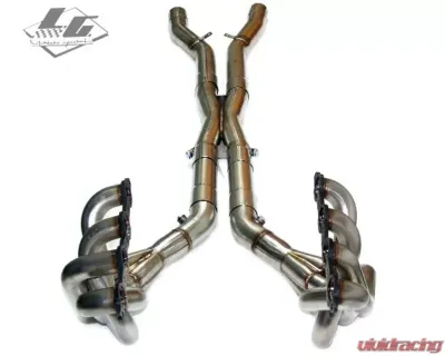 LG Motorsports 1 7/8" Super Pro Off-road Long Tube Headers and X-Pipe w/Catalytic Converters Chevrolet Corvette C6 2005-2007 - LGC6SP178MM