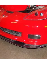 LG Motorsports Carbon Flat Bottom Splitter Chevrolet Corvette C6|C6 Z06|C6 ZR1|C6 GS 2005-2013                                     - LGC6SPR - Image 3
