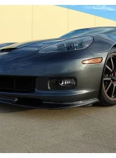 LG Motorsports Carbon Flat Bottom Splitter Chevrolet Corvette C6|C6 Z06|C6 ZR1|C6 GS 2005-2013                                     - LGC6SPR - Image 4