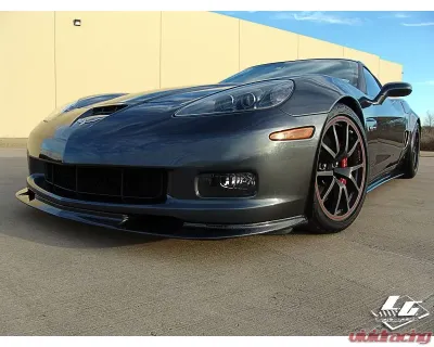 LG Motorsports Carbon Flat Bottom Splitter Chevrolet Corvette C6|C6 Z06|C6 ZR1|C6 GS 2005-2013 - LGC6SPR