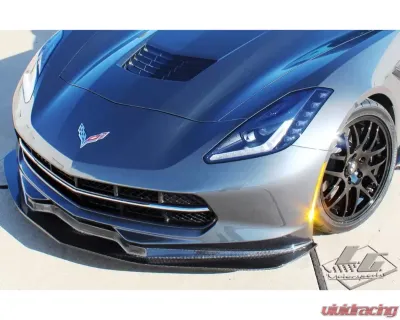 LG Motorsports Carbon Front Splitter Chevrolet Corvette C7 Stingray|C7 Z06|C7 Grand Sport 2014-2019 - LGC7SPR