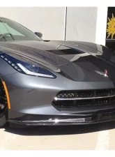 LG Motorsports Carbon Front Splitter Chevrolet Corvette C7 Stingray|C7 Z06|C7 Grand Sport 2014-2019                                     - LGC7SPR - Image 4