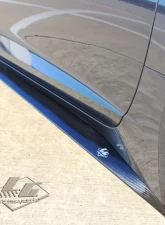 LG Motorsports Carbon Side Skirts for Chevrolet Corvette C7 Stingray, Z06, Grand Sport 2014-2019                                     - LGC7SS - Image 4