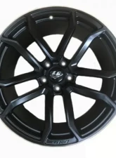 LG Motorsports Gloss Black GR7 Wheel Set 19x10 20x12 for Chevrolet Corvette C6|C7 2006-2021                                     - LGGR7 - Image 4