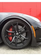 LG Motorsports Gloss Black GR7 Wheel Set 19x10 20x12 for Chevrolet Corvette C6|C7 2006-2021                                     - LGGR7 - Image 2