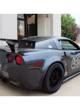 LG Motorsports GT2 Carbon Fiber Wing with Mounting Kit for Chevrolet Corvette C5|C6|C6 Z06 1997-2013                                     - LGGT2WM - Image 3