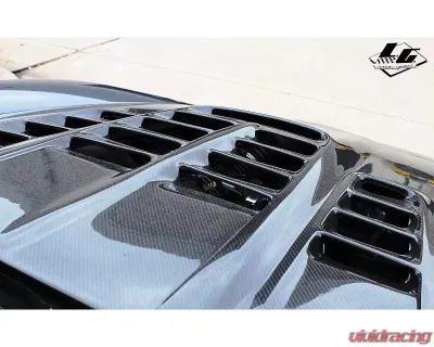 LG Motorsports Carbon World Challenge Bolt-On Hood Chevrolet Corvette C6|C6 Z06|C6 GS 2005-2013 - LGWCBO