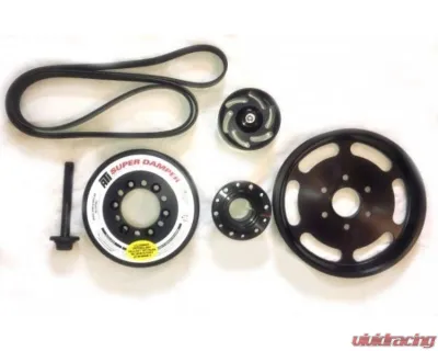 LG Motorsports 15% Overdrive Pulley Kit Chevrolet C7 Corvette LT4 Dry Sump - LGC715OD