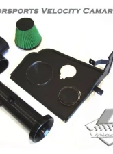 LG Motorsports Velocity Cold Air Intake with Green Filter Chevrolet Camaro 2010-2015                                     - LGG5CAI - Image 4