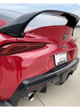 LG Motorsports Carbon Heritage Wing for Toyota Supra A90 MK5 2020-2024, Bolt-On, Prepreg Carbon                                     - LGMKVW - Image 7