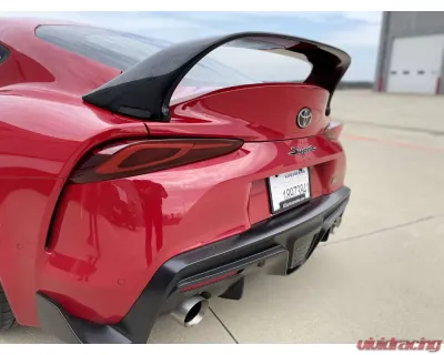 LG Motorsports Carbon Heritage Wing for Toyota Supra A90 MK5 2020-2024, Bolt-On, Prepreg Carbon - LGMKVW