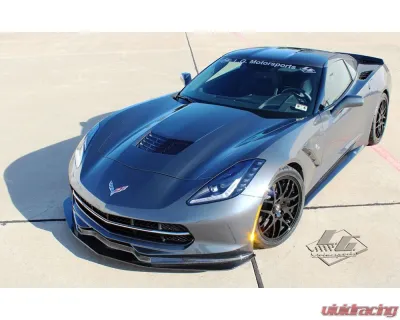 LG Motorsport Carbon Front Splitter Chevrolet Corvette C7 Stingray | GS | Z06 2014+ - 2666