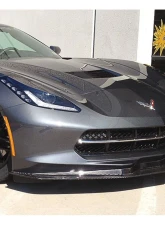 LG Motorsport Carbon Front Splitter Chevrolet Corvette C7 Stingray | GS | Z06 2014+                                     - 2666 - Image 5
