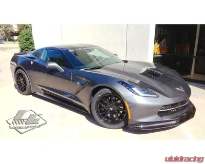 LG Motorsport Carbon Front Splitter Chevrolet Corvette C7 Stingray | GS | Z06 2014+ - 2666