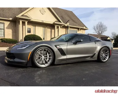 LG Motorsports Drop Spindles Set for Chevrolet Corvette C7 Z06 2014-2020, Steel Construction - LGC7DPS