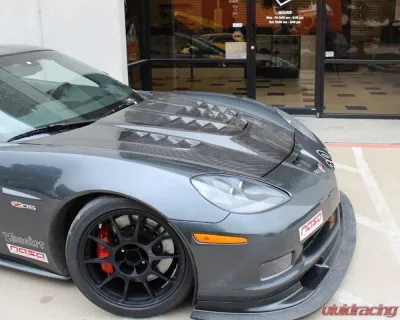LG Motorsports World Challenge Pin-On Carbon Hood Chevrolet Corvette C6|C6 Z06|C6 GS 2005-2013 - LGWCPO