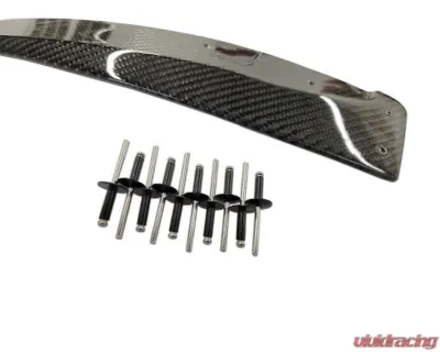 LG Motorsports Gloss Finish Carbon Mudflaps for Chevrolet Corvette ZR1, Z06, GS 2010-2024 - LGC6ZMF