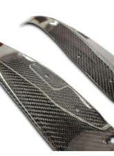 LG Motorsports Gloss Finish Carbon Mudflaps for Chevrolet Corvette ZR1, Z06, GS 2010-2024                                     - LGC6ZMF - Image 4