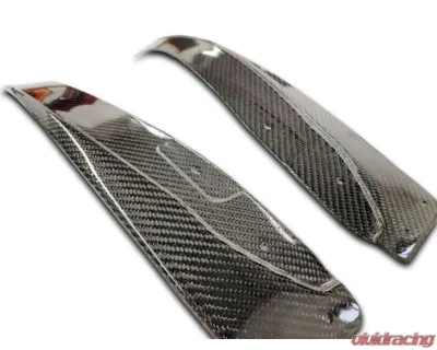 LG Motorsports Gloss Finish Carbon Mudflaps for Chevrolet Corvette ZR1, Z06, GS 2010-2024 - LGC6ZMF