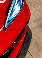 LG Motorsports GT2 Carbon Fiber Tunneled Splitter Chevrolet Corvette C8 2019-2024                                     - LGC8GT2SPLITTER - Image 3
