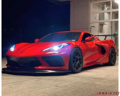 LG Motorsports GT2 Carbon Fiber Tunneled Splitter Chevrolet Corvette C8 2019-2024 - LGC8GT2SPLITTER
