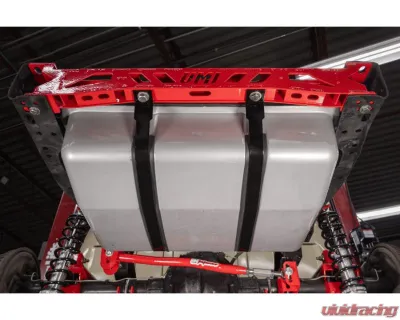 LG Motorsports Red Rear Frame Brace for 1973-1987 Chevy GMC C10 R10 C1500 - 6426-R