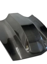 LG Motorsports C7 Carbon Fiber High Rise Hood Chevrolet Corvette C7 2014-2020                                     - LG C7 Carbon Fiber High Rise Hood - Image 3