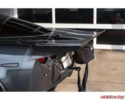 LG Motorsports C6 Carbon Drag Wing Chevrolet Corvette C6 2005-2013 - LG C6 CARBON DRAG WING