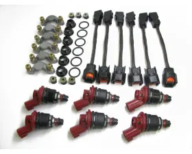AUS Injection 380cc Injector w/ Hardware Nissan 300ZX 6-Cyl 3.0L 1990-1993