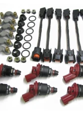 AUS Injection 380cc Injector w/ Hardware Nissan 300ZX 6-Cyl 3.0L 1990-1993                                     - 10491-380-6-EN - Image 6