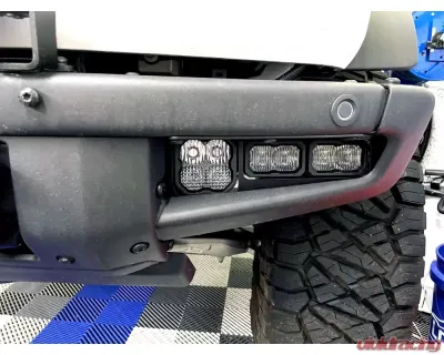KR Off-Road Bezel/Flush Triple Fog Light Brackets (HD Modular Bumper) Ford Bronco 2021+ - 30-2008