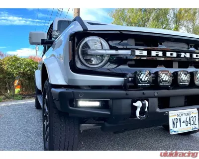 KR Off-Road Triple Fog Light Brackets (HD Modular Bumper) Ford Bronco 2021+ - 30-2007