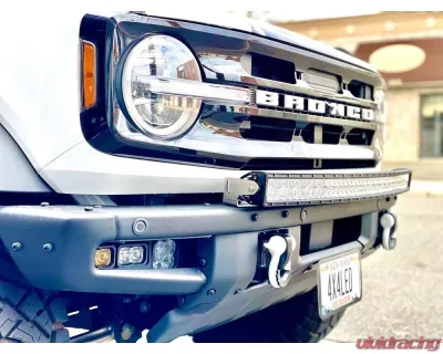 KR Off-Road 30" - 42" Light Bar Bumper Brackets with Modular Bumper Ford Bronco 2021+ - 32-2002