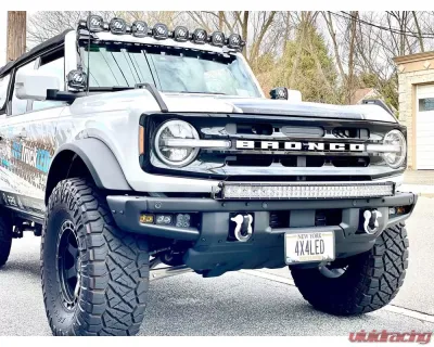 KR Off-Road 30" - 42" Light Bar Bumper Brackets with Modular Bumper Ford Bronco 2021+ - 32-2002