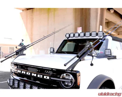 KR Off-Road Driver Side Double Fishing Rod Holder Ford Bronco 2021+ - 40-2003D