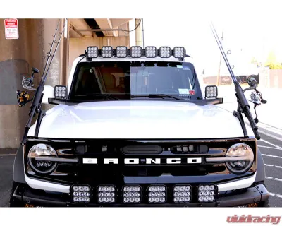 KR Off-Road Driver Side Double Fishing Rod Holder Ford Bronco 2021+ - 40-2003D