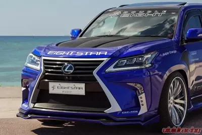 Double Eight Half Type Front Spoiler Lexus LX570 2015+ - DB8-FH-FRP-LX570K